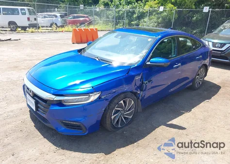 2020 Honda Insight Touring z USA, uszkodzony, nr VIN 19XZE4F94LE011181